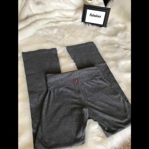 Hardtail fold over waist yoga pants flare XS